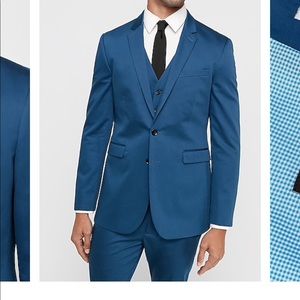 Express Stretch Sateen Suit coat sz36 pant 28x30